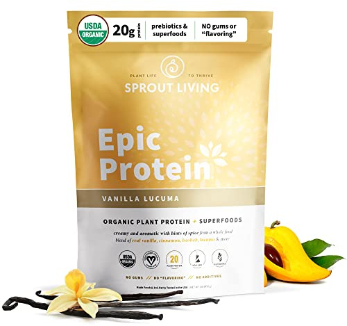 Sprout Living Epic Protein Vanilla Lucuma, 454 g