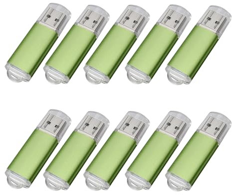 Paquete con 10 memorias USB. Pen Drive USB 2.0 (512.0MB)