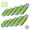 Pack of 10 USB Flash Drive USB 2.0 Memory Stick Memory Drive Pen Drive Green 512 MB