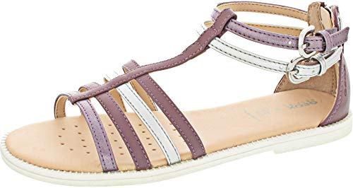 Geox J SANDAL KARLY GIRL D Sandali alla Schiava Bambina Rosa (Rose Smoke C8025) 28 EU