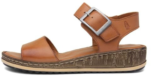 Hush Puppies Women's Ellie Heeled Sandal, Tan, 5 UK