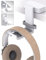 Lamicall Headphone Stand, Swivels Headset Hanger - Adjustable Desktop Earphone Holder Hook Mount for Gaming Headset, Kids Headphones, Wired Headphones, Sony, Sennheiser, Beats, xBox, etc - White
