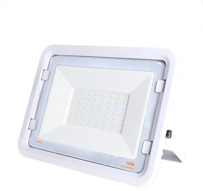 Kingled - Faretto Led da Esterno Bianco 50W 4000lm Luce Naturale 4000K, Faro Led Esterno, Proiettore da Esterno Impermeabile IP65, Luce Giardino, Illuminazione Interna ed Esterna