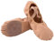 Ballettschuhe Damen Geteilte Ledersohle Ballettschläppchen Mädchen Ballett Trainings Schläppchen Tanzschuhe Frauen Spitzenschuhe Gelb 38