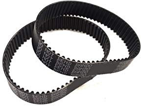 Pair of 2 Replacement Drive Belts (Long belt and Shorter belt) for Gtech HT20 Cordless Hedge Trimmer - Bando