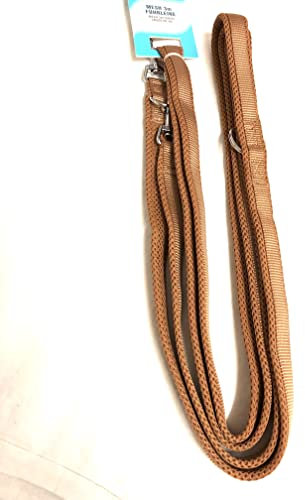 Petlando Mesh 3 m Führleine Cognac M 3 m/ 20 mm
