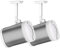 Dinghosen Lot de 2 Supports muraux et de Plafond pour Haut-Parleur Sonos One, One SL, Play 1 - Supports de Montage réglables et pivotants pour Sonos One, One SL, Play:1, Blanc