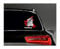 WildeBabsKLBT I082 Bundesland Hamburg Schrift weiß Fahne Flagge Wappen Staat Land Karte Form 11cm Hochwertiger Premium Auto-Aufkleber Sticker Decal Autoaufkleber Q111