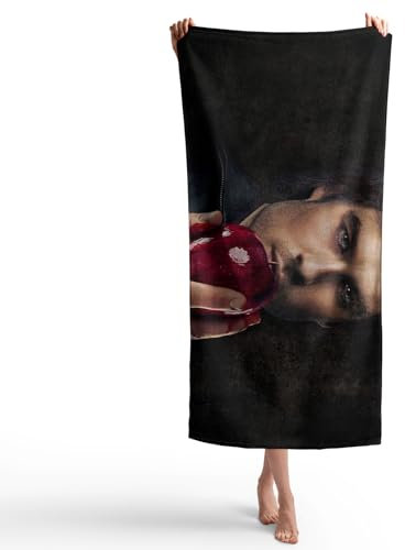 XYOK The Vampire Diaries Kinder Strandtuch Damon Mikrofaser Badetuch sandfrei 3D Drucken Handtuch Junge und Mädchen Geschenke (Damon, 140x70cm)