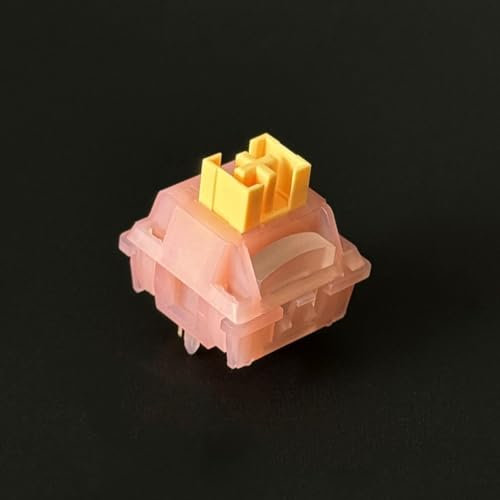 DucKey Outemu Honey Peach/Lime Switch V3, 5Pin Pre-Lubed Silent Linear/Tactile Switch for Mechanical Keyboard (Color : Linear Peach, Size : 30PCS)