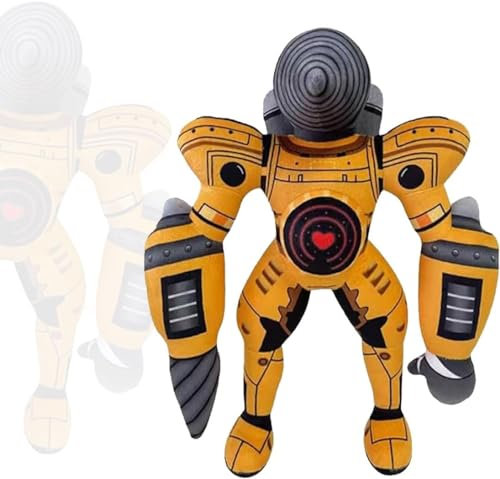 Amanhand Toilet Titan Speaker Man Figure Plush, 25cm Upgrade Titan Speakerman Bosses Plush Doll, Cameraman, Tv Man Plushies Toys Collectible Gifts (Electric Drill King)