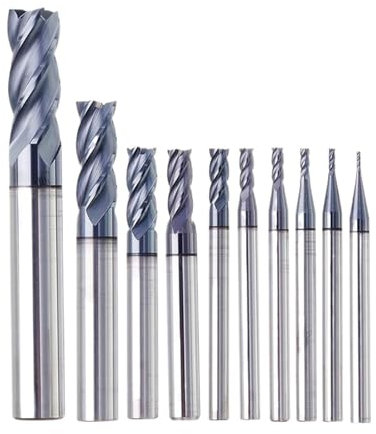 1 fresadora de extremo plano de 4 flautas de 1mm-20mm (1/1, 5/2/2, 5/3/4/5/6/8/9/10/12/14/16/18/20mm)(Size:D1.5x4xD4x50L)