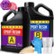 Epoxidharz - 72oz Kristallklares Epoxidharz Kit, Blasen frei, Anti-Gelb, Selbstnivellierend, Hochglanz-Kunstharz für DIY Kunst Handwerk, Schmuck, Tisch, Formen, freundlich zu Harz Handwerk Anfänger