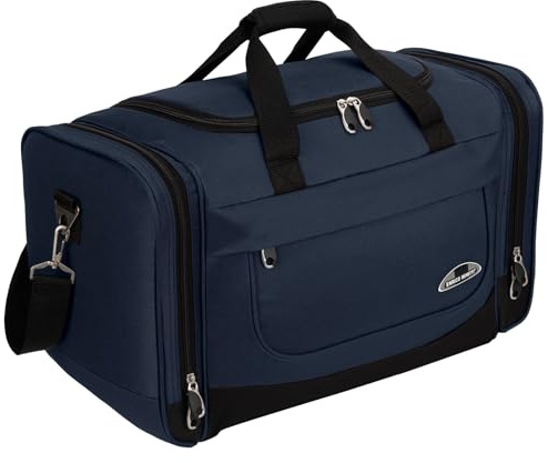 Sporttasche, Reisetasche und Fitnesstasche für Damen und Herren- Tainingstasche, Gym Bag (Navy)