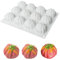 SEABABOO Stampo In Silicone 3D A Forma Di Zucca 12 Cavità Per Cioccolato, Cioccolata Calda, Fondente, Muffin, Cheesecake - Stampo Da Forno