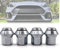 OEMASSIVE M12 x 1,5 Radmuttern für Ford, 4 Stück Leichtmetallradmuttern für Ford, 19 mm Radmuttern