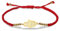 VASSAGO Hand von Fatima Armband für Frauen Männer verstellbare hand gefertigte geflochtene Armband bunte Schnur Seil mit Perlen Armband Glücksbringer Minimalist ischen Schmuck (Rot)
