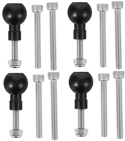 SOLUSTRE 4stücke Motorcycle Handlebar Clamp Base Mit Kugelkopf Halterung Für Smartphones Drehbar Für Navigation Und Musik Kompatibel Mit Schraube