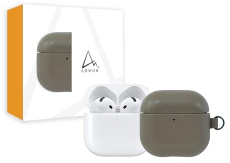 Lederhülle für AirPods 4, Pluto Beige