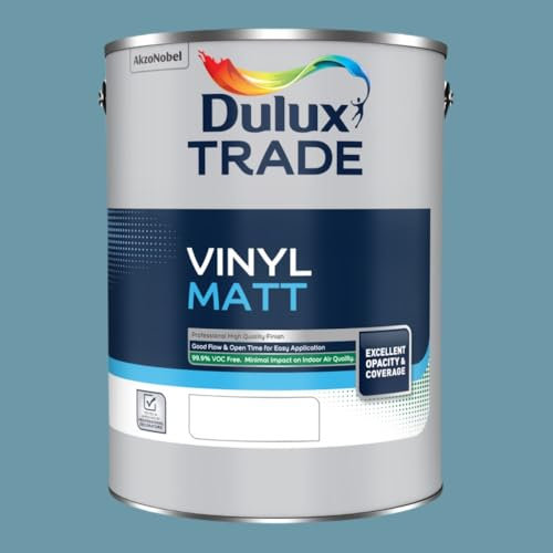 DULUX TRADE VINYL MATT STONEWASHED BLUE 5L