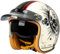 WZGGTEAM Mezzo Casco da Moto, 3/4 Casco Jet Vintage Aperto per Uomini e Donne Adulti, Casco Demi-Jet Omologato ECE con Occhiali con Visiera