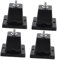 SZLIFE Lot de 4 patins anti-vibrations pour climatiseur, iateur de vibrations, support au, base pour, support de coussin de condensateur, S