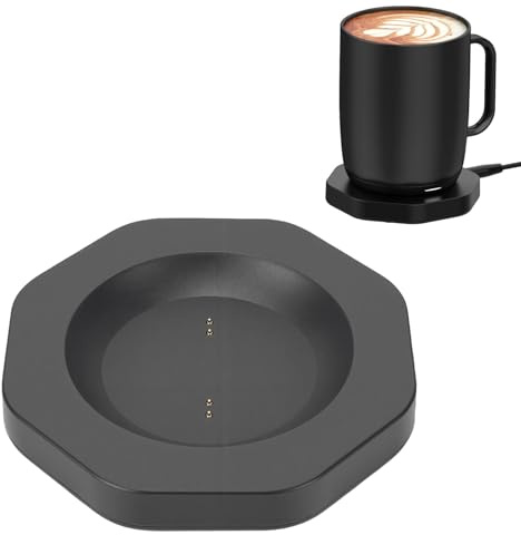 Greensen Cargador de Base, Reemplazo para Ember Taza Inteligente 2 2+ 1, Base de Carga Automática con Silicona Antideslizante, para Taza de Café con Control de Temperatura