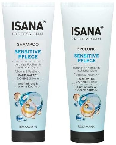 Isana PROFESSIONAL Set Sensitive 250ml Shampoo + 200 ml Spülung
