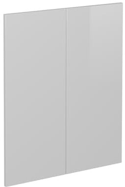 Vicco Küchenfront R-Line, Weiß Hochglanz, 59.2 x 71.3 cm | Möbelfront für den Unterschrank, passend für R-Line Küchenschränke zur einfachen Montage