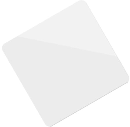 Hemobllo Placa de Espejo Acrílico Blanco 25x25cm para Fotografía de Joyas Superficie Lisa y Protección contra Arañazos para Estudio Fotográfico