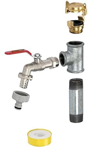 Metabo Pumpenmontageset MSD 200-HWW/P, mit Schnellkupplung, verhindert das zurücklaufen des Wassers in den Brunnen, 903061251