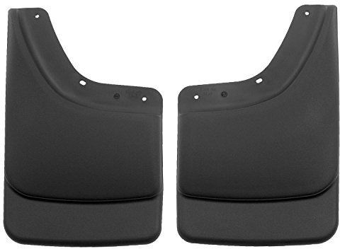 Husky Liners - Rear Mud Guards | 2002-2009 Dodge Ram 1500/2500/3500 w/Single Rear Wheels & w/o OEM Fender Flares, Rear Set - Black, 2 Pc. | 57061