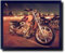 Harley Davidson Wanddekoration, klassisches Motorrad, Wandbild Kunstdruck, 40,6 x 50,8 cm