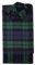 Langer Schottenkaro-Schal aus gebürsteter Lammwolle – Premium-Qualität Erhältlich in einer Auswahl an Tartans, Schwarz/Schottenmuster, accessory