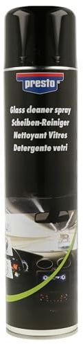 presto Scheiben-Reiniger 500 ml - Glasreiniger Sprühdose | Streifenfreie Glasreinigung mit Reinigungsschaum, hohe Reinigungskraft, für Fahrzeugscheiben & Spiegel