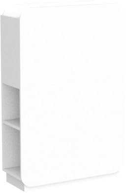 Jahnke CU-CULTURE MC HG-WS Mediencenter/Sekretär, E1-Holzwerkstoffplatten, beschichtet, hochglanz / weiß, 79,5 x 27,8 x 119 cm