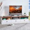 Inter Link - TV Konsole - TV-Regal - Kiefer Massivholz - weiß sepia braun - Wohnzimmer - Westerland 12,2