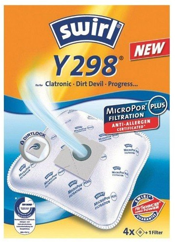 swirl Staubsaugerbeutel passend für MICROPOR Y 298