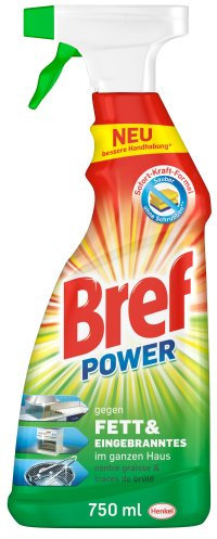 Bref Power gegen Fett&Eingebranntes, 8er Pack (8 x 750 ml)