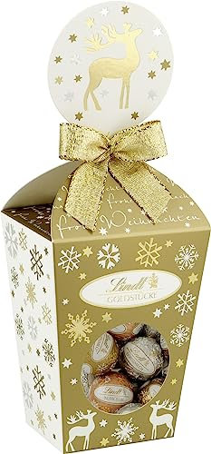 Lindt & Sprüngli Goldstücke Köcher Mini-Kugeln, 3er Pack (3 x 150 g)