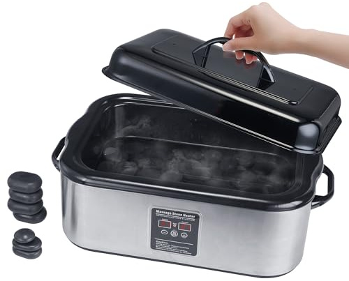Master Massage Digital Professional Massage Hot Stone Warmer Heater Heating Device (18 Quart)
