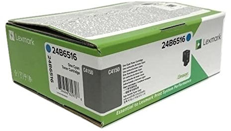 Lexmark 24B6516 Toner, Cyan, One size