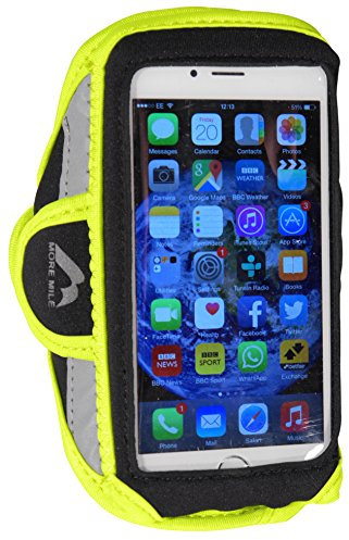More Mile Running Armband iPhone Carrier Yellow 11/Pro/XS/XS/X/8+/7+/6+