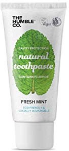 Humble Natural Toothpaste - Zahnpasta - with fluoride- mit Fluorid - Fresh mint - Frische Minze 5 x 75 ml