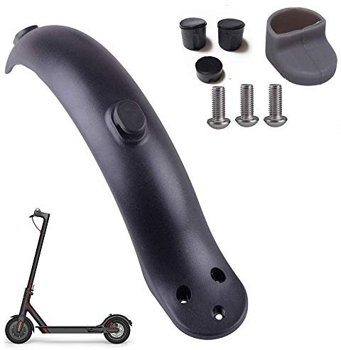 SUNJULY Hinteres Schutzblech für Xiaomi, e cooter ersatzteile 1 Stück für Elektro-Roller, Xiaomi M365, sehr einfache Montage, Ersatzteil, Zubehör mit Haken, Schwarz