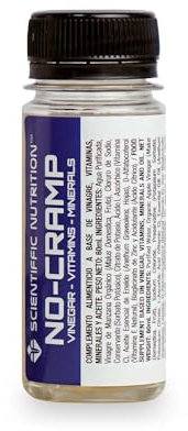 Scientiffic Nutrition NO-CRAMP Suplemento con Sodio, Potasio y Zinc, Elimina los Calambres y Contracturas Musculares, Rápida Actuación - 1 vial 60ml.