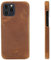 Solo Pelle Lederhülle für das Apple iPhone 12 Mini in 5.4 Zoll Princeton Case Leder Hülle Ledertasche Backcover aus echtem Leder (Camel Braun)