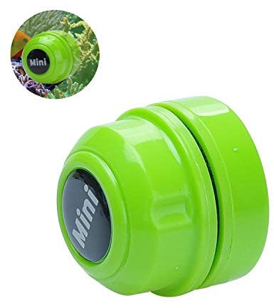 Mini cepillo magnético para tanque de peces, limpiador de acuario, limpiador de vidrio para tanque de peces, mini imán portátil duradero, limpieza para tanque de peces y eliminación de algas (verde)