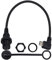 Duttek 90 Grad Micro USB Panel Montagekabel (30 cm), Rechtwinklig Micro USB Stecker auf Buchse Verlängerungskabel, für Auto, Boot, Motorrad, LKW, Armaturenbrett