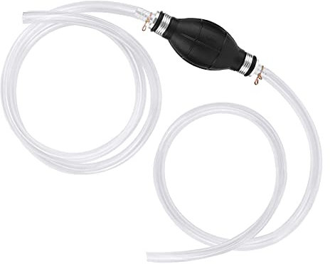 Pompa Trasferimento Manuale Liquido, Portatile Pompa a Mano a Benzina Sifone con Tubo a Sifone 2M, Pompa Trasferimento Liquido Acqua per Carburante Benzina Gasolio Acqua Serbatoio di Pesce